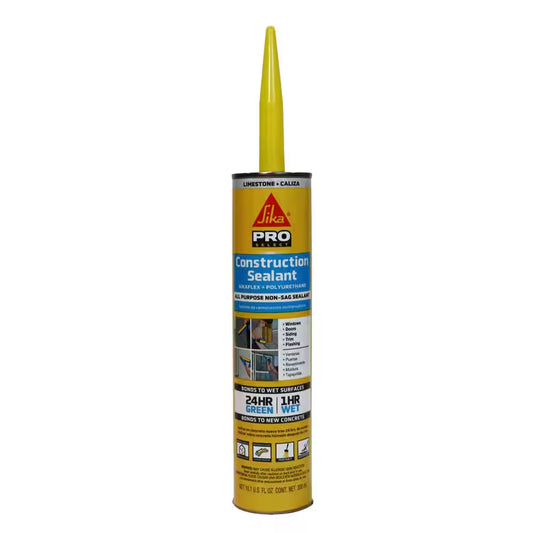 10.1 Fl. Oz. flex All Purpose Non-Sag Construction Sealant in Limestone