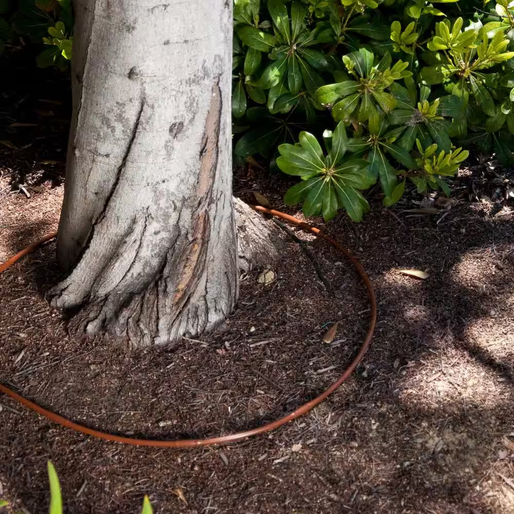 1/4 In. Emitter Tubing 100 Ft. W/6 In. Spacing in Brown