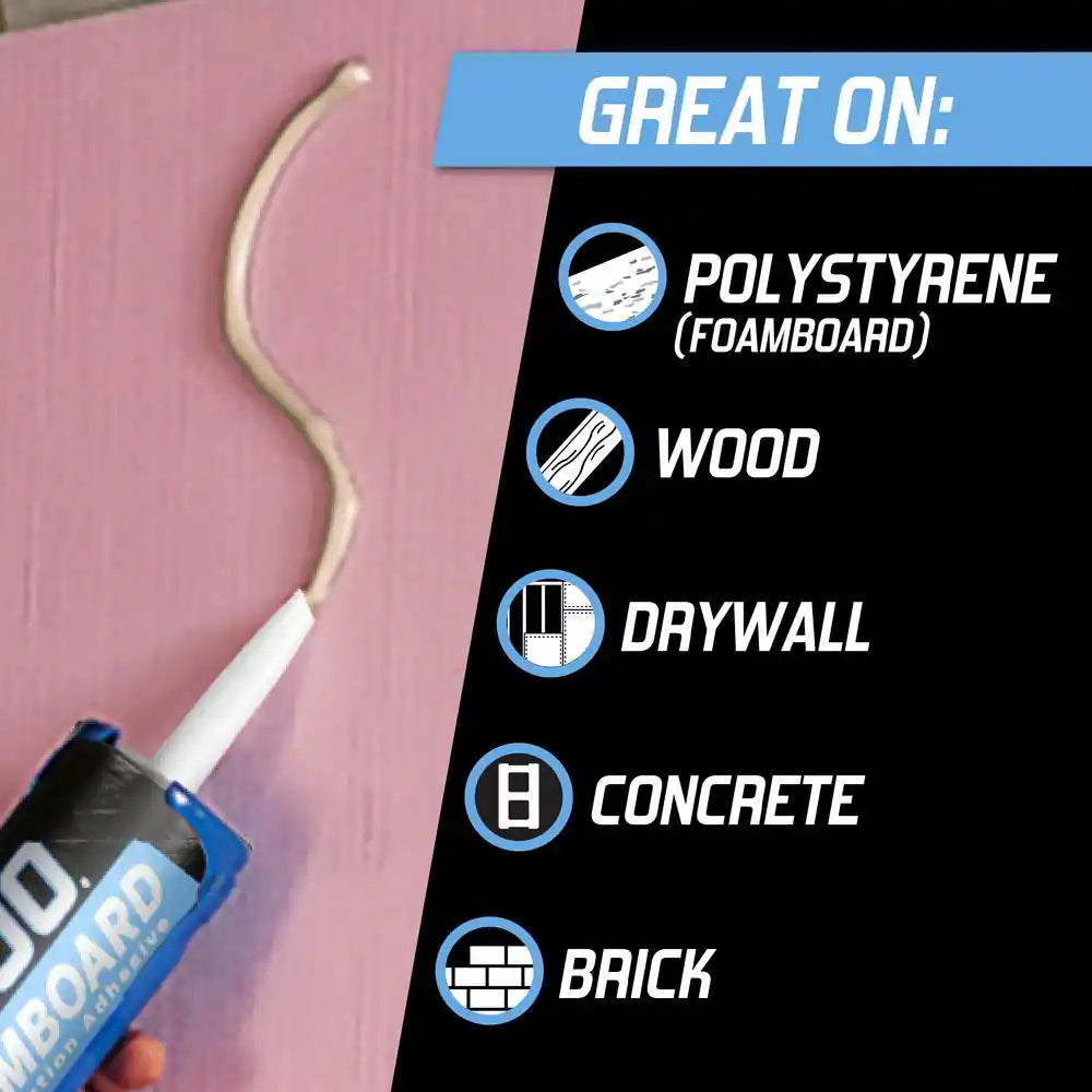 PL 300 Foamboard 10 Oz. Latex Construction Adhesive Blue Cartridge (12 Pack)