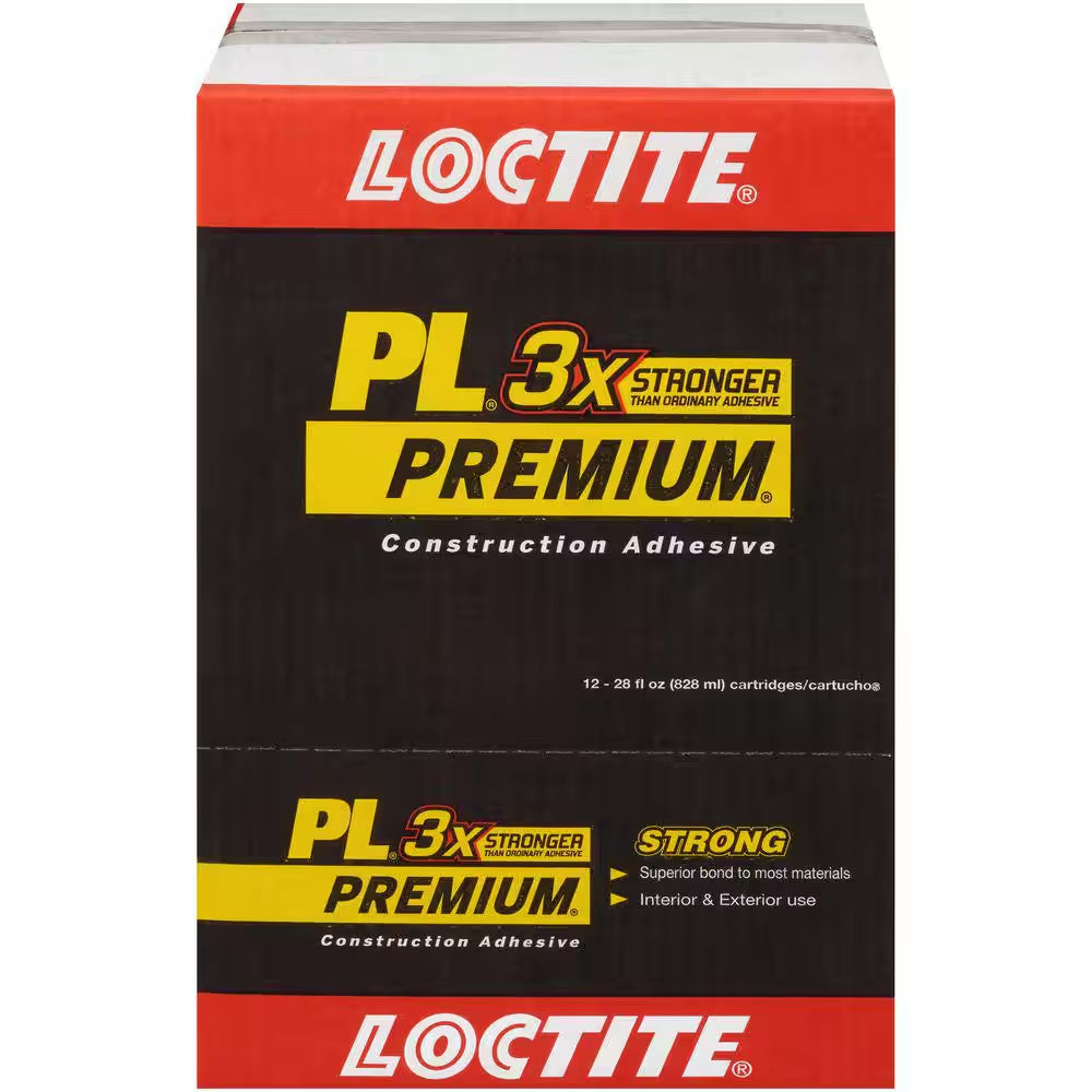 PL Premium 28 Oz. Polyurethane Low VOC Construction Adhesive Tan Cartridge (Each)
