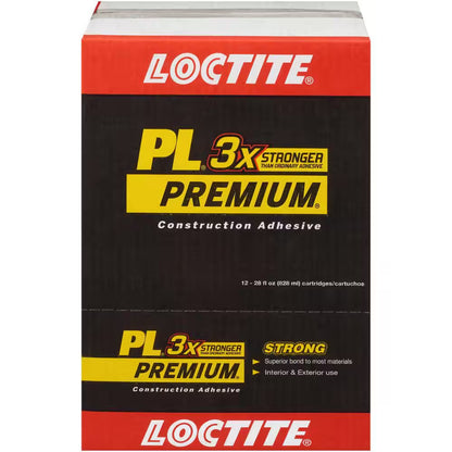 PL Premium 28 Oz. Polyurethane Low VOC Construction Adhesive Tan Cartridge (Each)