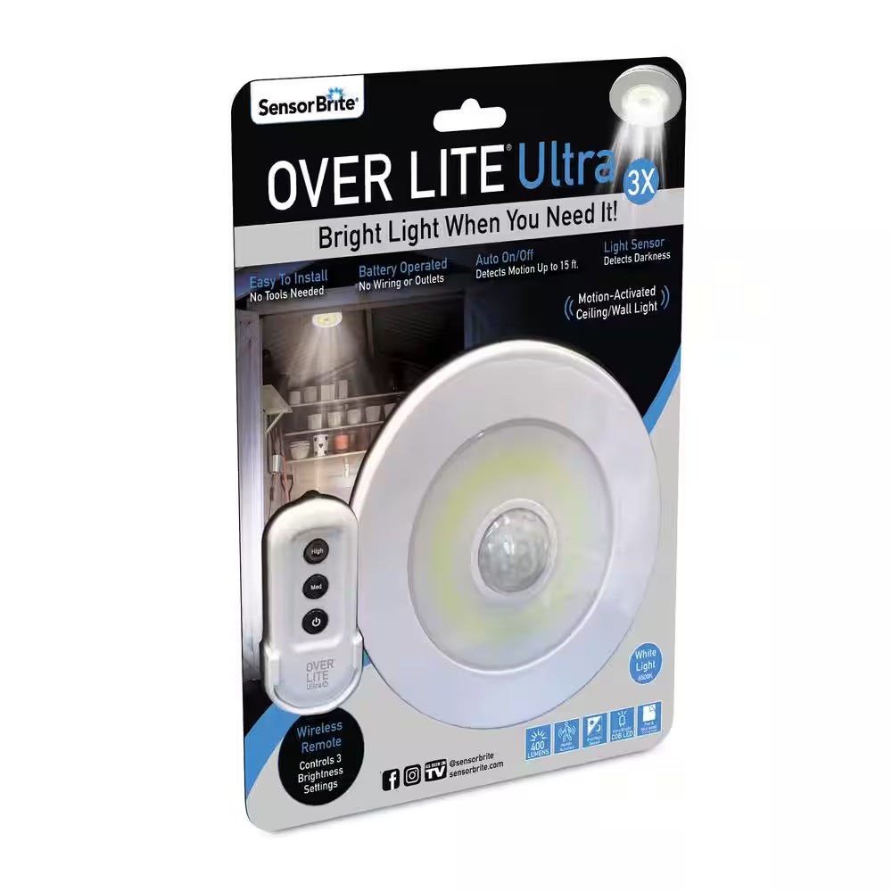 Ultra-Overhead Motion Activated LED Night Light Bulb