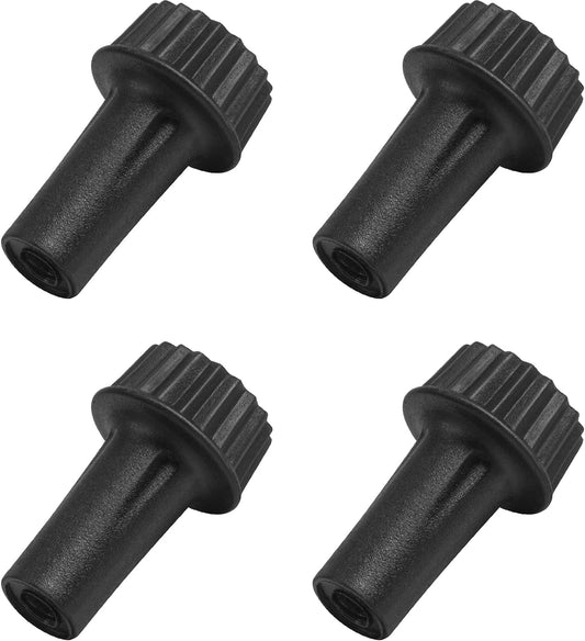Light Lamp Turn On/Off Switch Knobs Replacement, Black, Standard Size, 4 Packs