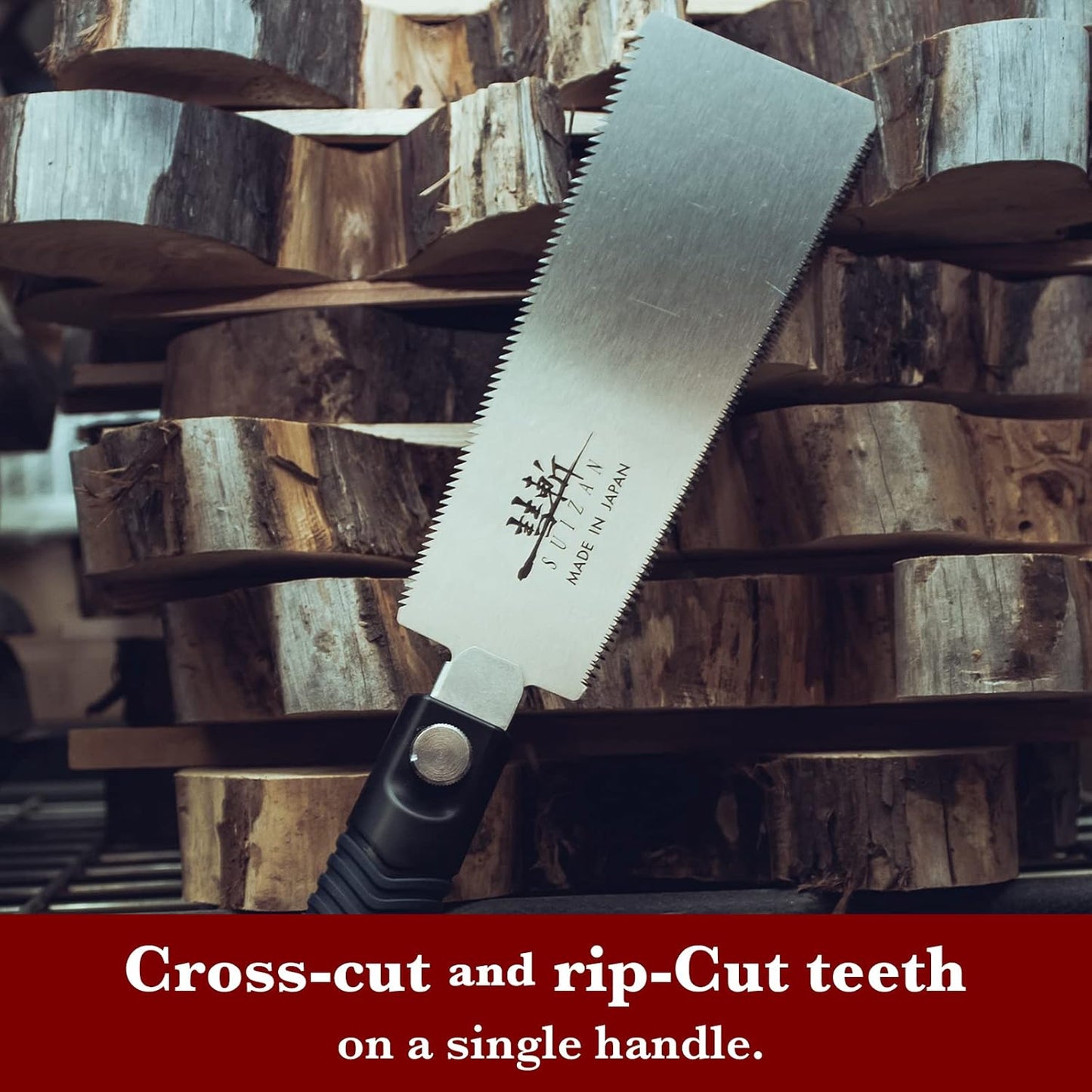 Ryoba Double Edge Saw 7" - Professional Japanese Pullsaw Handsaw Woodworking Tools