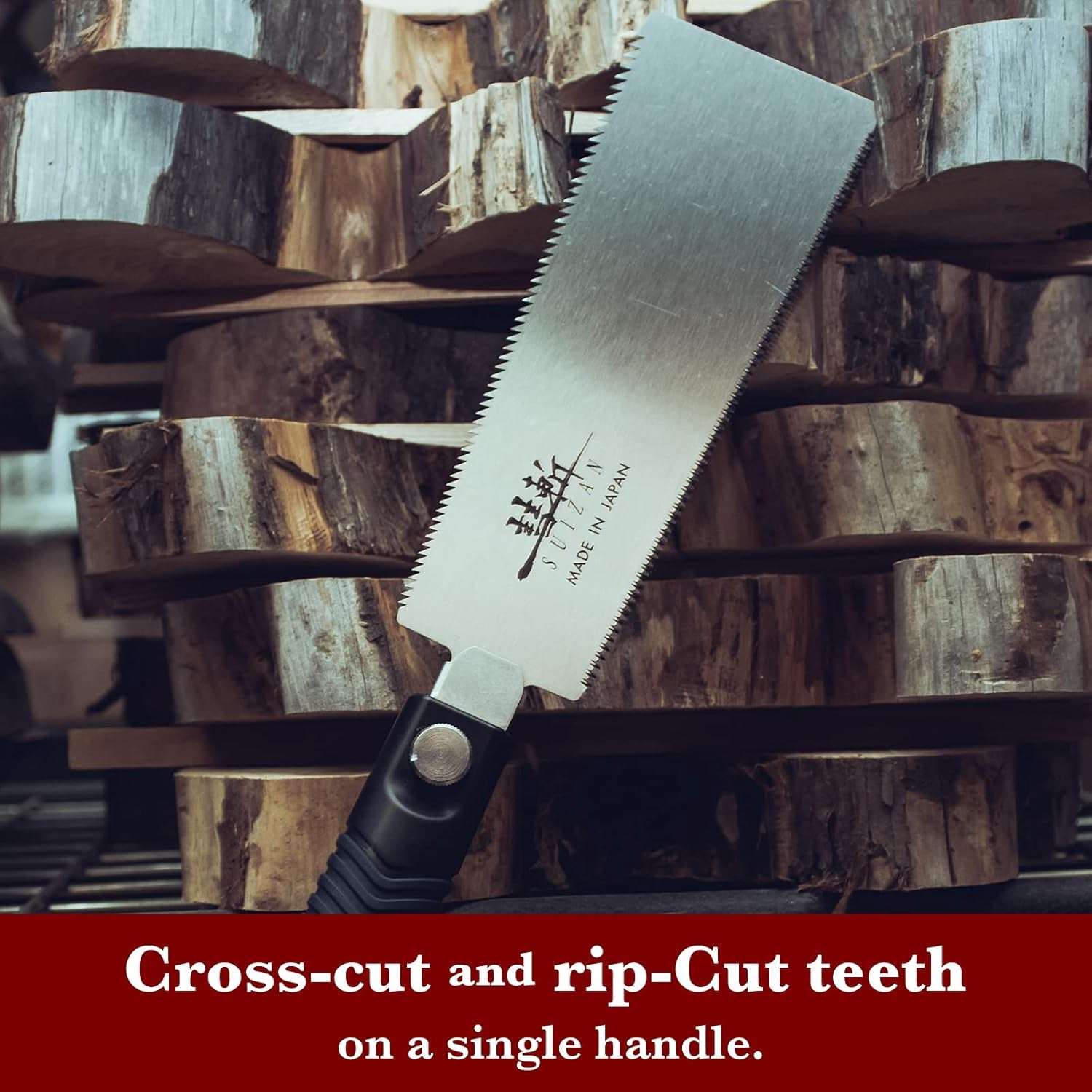 Ryoba Double Edge Saw 7" - Professional Japanese Pullsaw Handsaw Woodworking Tools