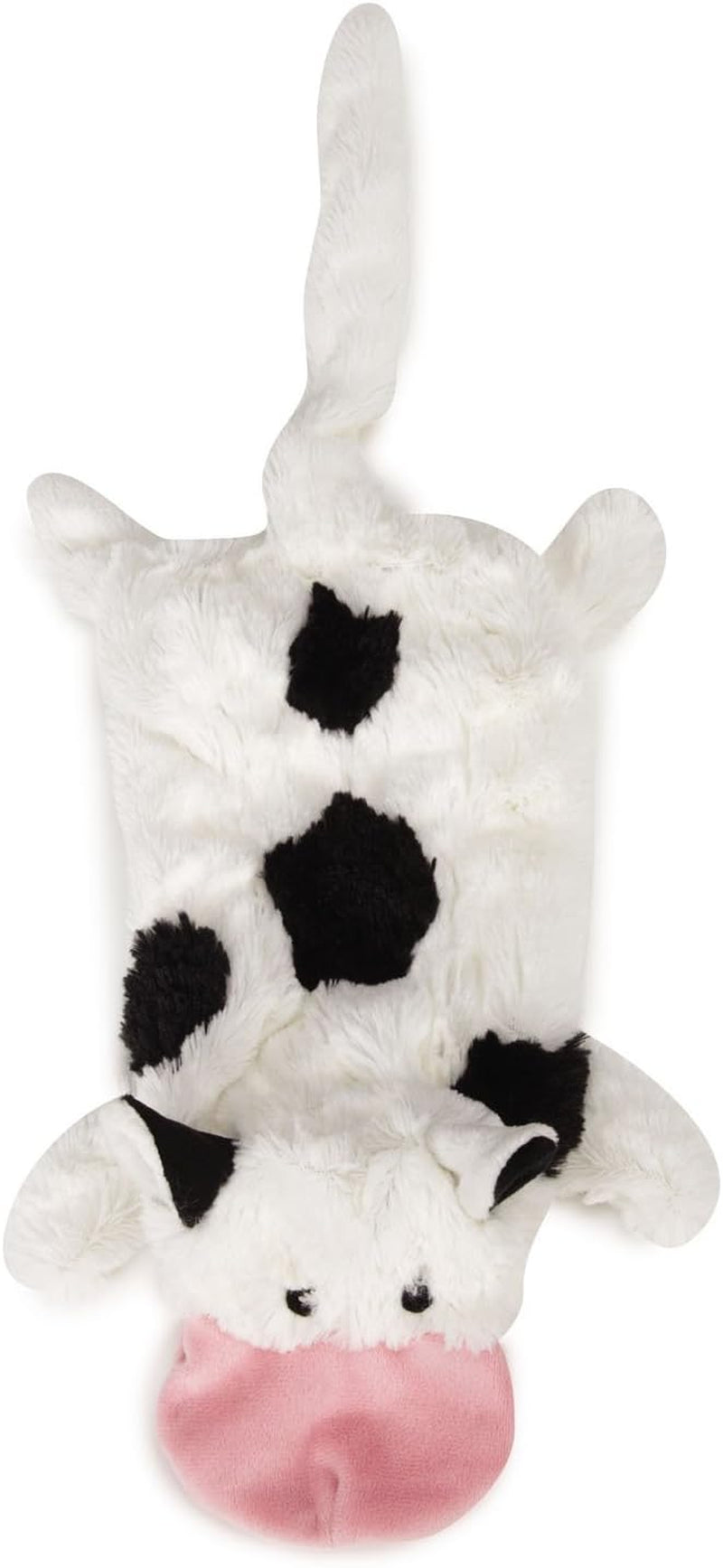 US5460 14 14 Farm Friend Unstuffies Dog Squeak Toy, Small Cow