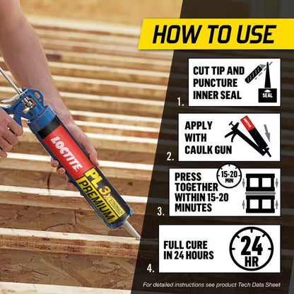 PL Premium 10 Oz. Polyurethane Construction Adhesive (2-Pack)