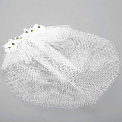 Pet Wedding Soft Material Beautiful Veil for Medium and Small Dogs (S Number) - Fashionable
