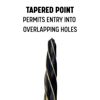 1-3/16 In. High Speed Steel Black and Gold Bridge/Construction Reamer Bit with Hex Shank