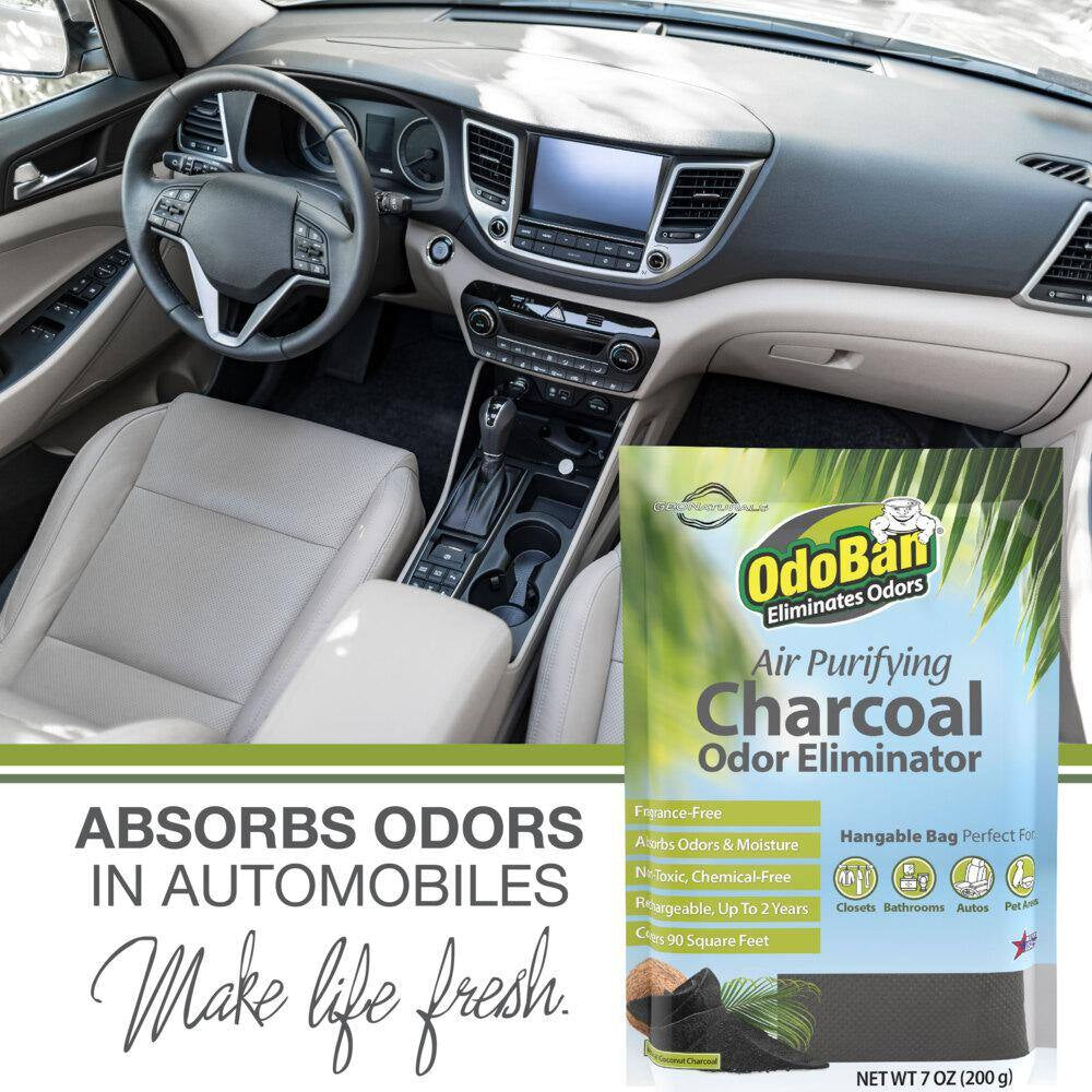7 Oz. Charcoal Odor Eliminator, Air Purifying Natural Non-Toxic Odor Remover & Moisture Absorber Bag 4 Pack
