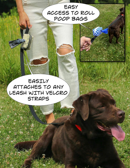 - Cute Dog Poop Bag Holder for Leash Poop Bags for Dogs Vegan Friendly Dog Poop Bag Dispenser Dog Treat Pouch Leash Poop Bag Holder Dog Waste Bag Dispenser Dog Bag Holder Checkered