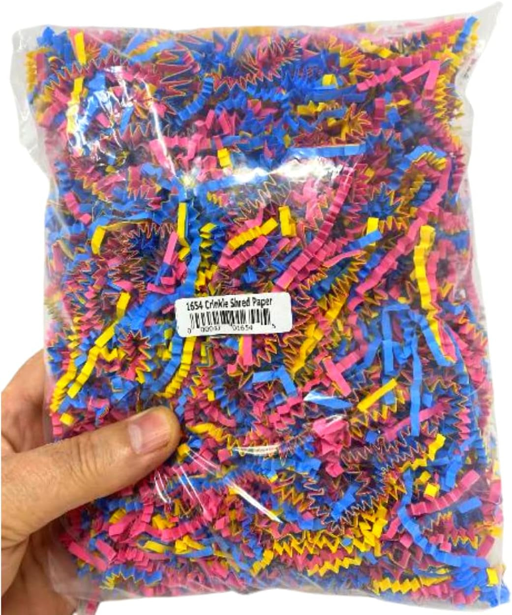 1654 Crinkle Shred Paper Foraging Foot Stuff Multicolored Parrot Budgie Finch