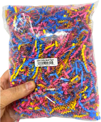 1654 Crinkle Shred Paper Foraging Foot Stuff Multicolored Parrot Budgie Finch