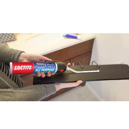 Power Grab All Purpose Instant Grab 7.5 Oz. Latex Construction Adhesive White Pressure Pack (9 Pack)