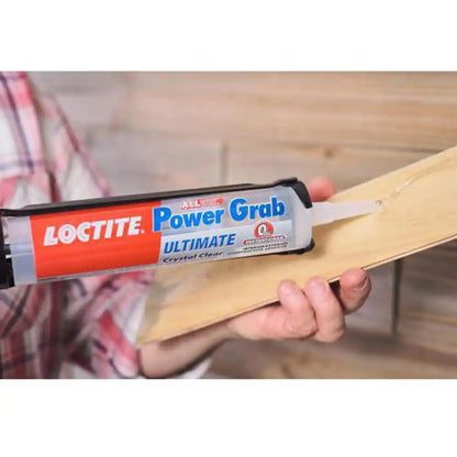 Power Grab Ultimate Instant Grab 9 Oz. SMP Construction Adhesive Crystal Clear Cartridge