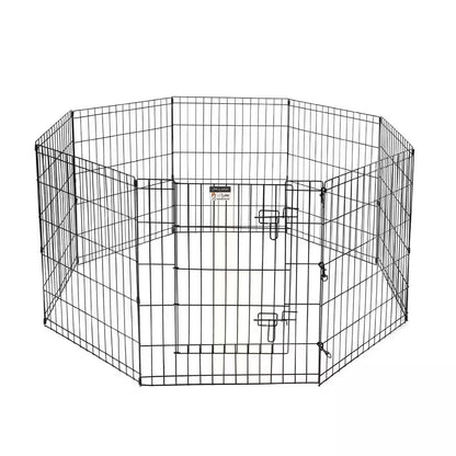 High 8-Panel Heavy Gauge Wire Convertible Indoor/Outdoor Pet Playpen