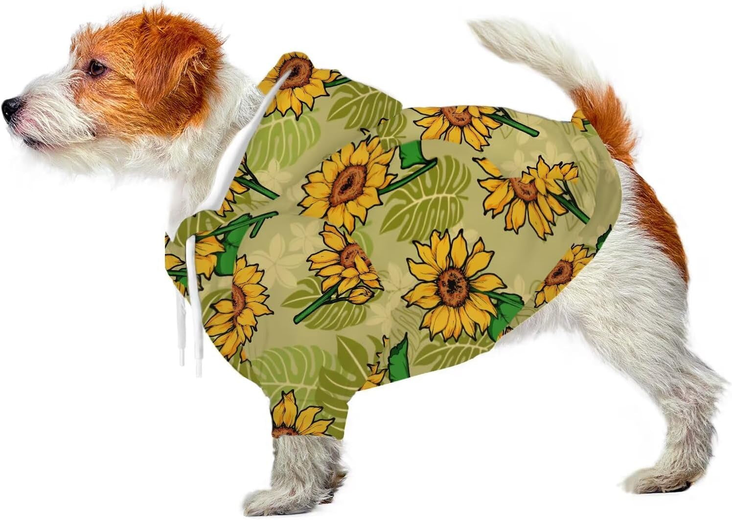 Dog Hoodie Dog Sweaters with Hat, Tie-Dye Rainbow Soft and Warm Dog Sweater for Small Medium Large Dogs Cats Shirt - S, Small (Pack of 1), (D86)