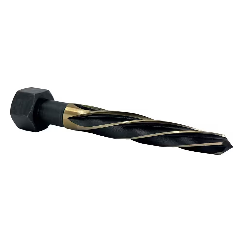 1-3/16 In. High Speed Steel Black and Gold Bridge/Construction Reamer Bit with Hex Shank