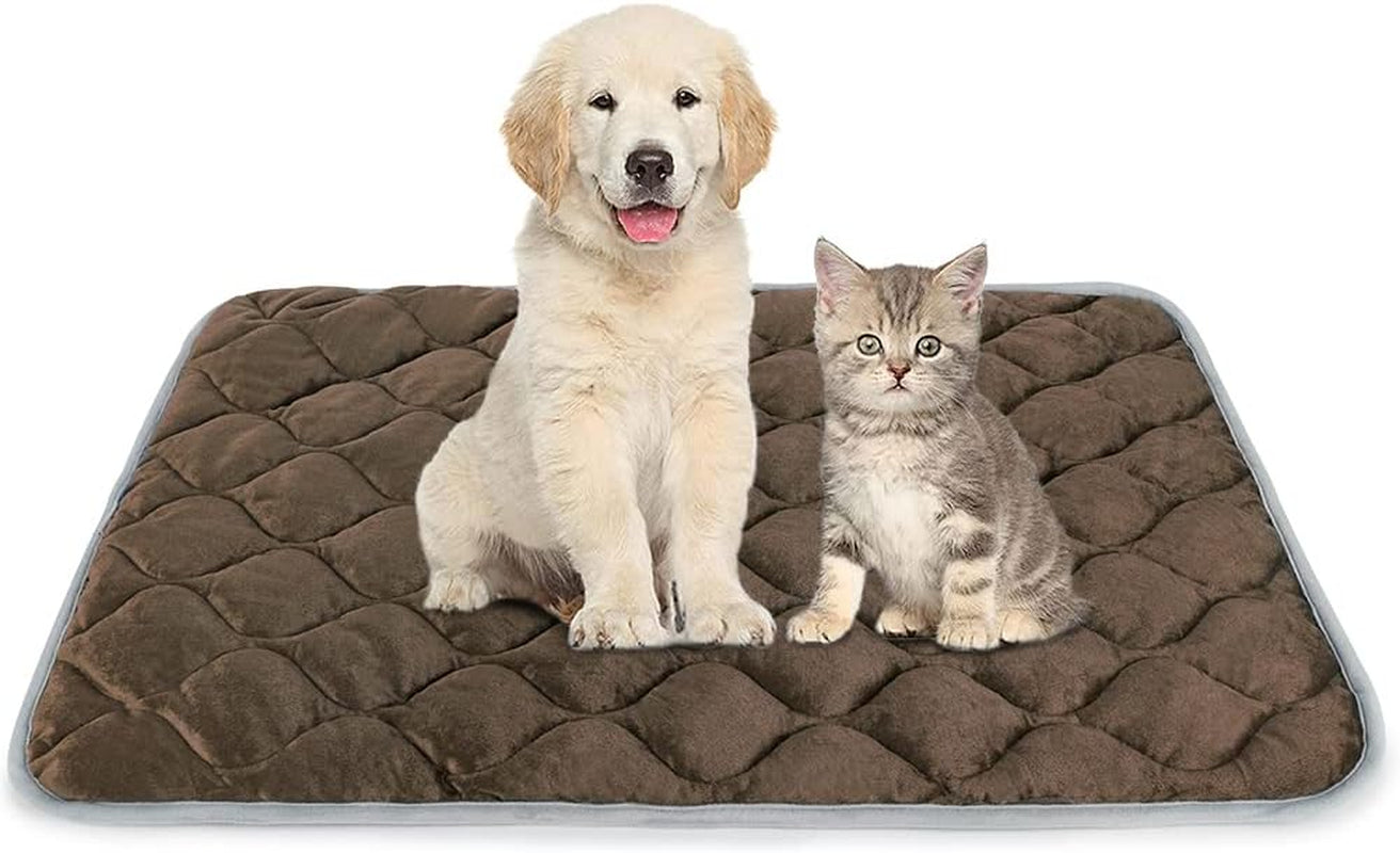 Self-Warming Cat Bed and Dog Crate Pad - Thermal Pet Heating Mat
