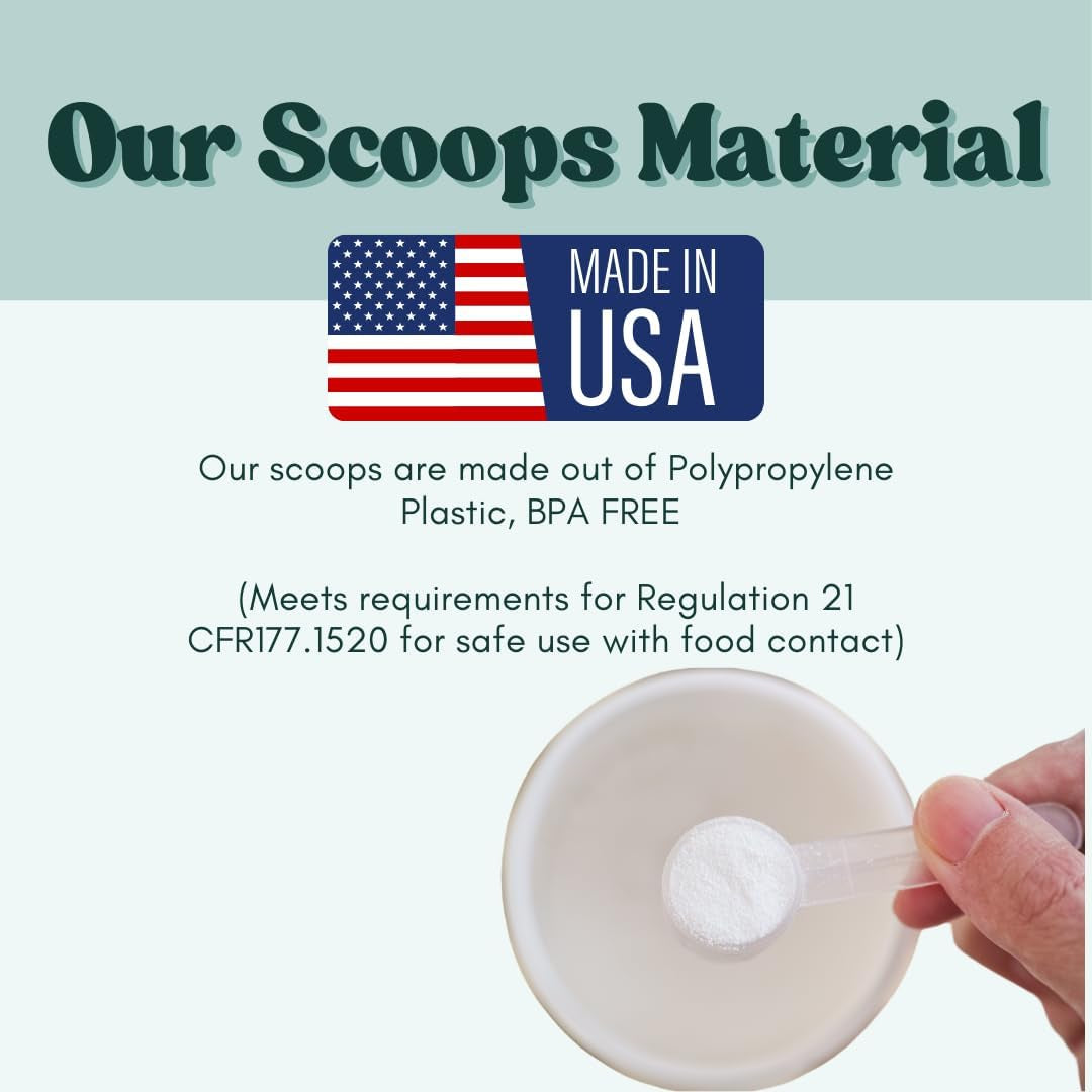 1 Teaspoon (1/3 Tablespoon | 5 Ml) Long Handle Scoop for Measuring Coffee, Pet Food, Grains, Protein, Spices and Other Dry Goods (Pack of 1)