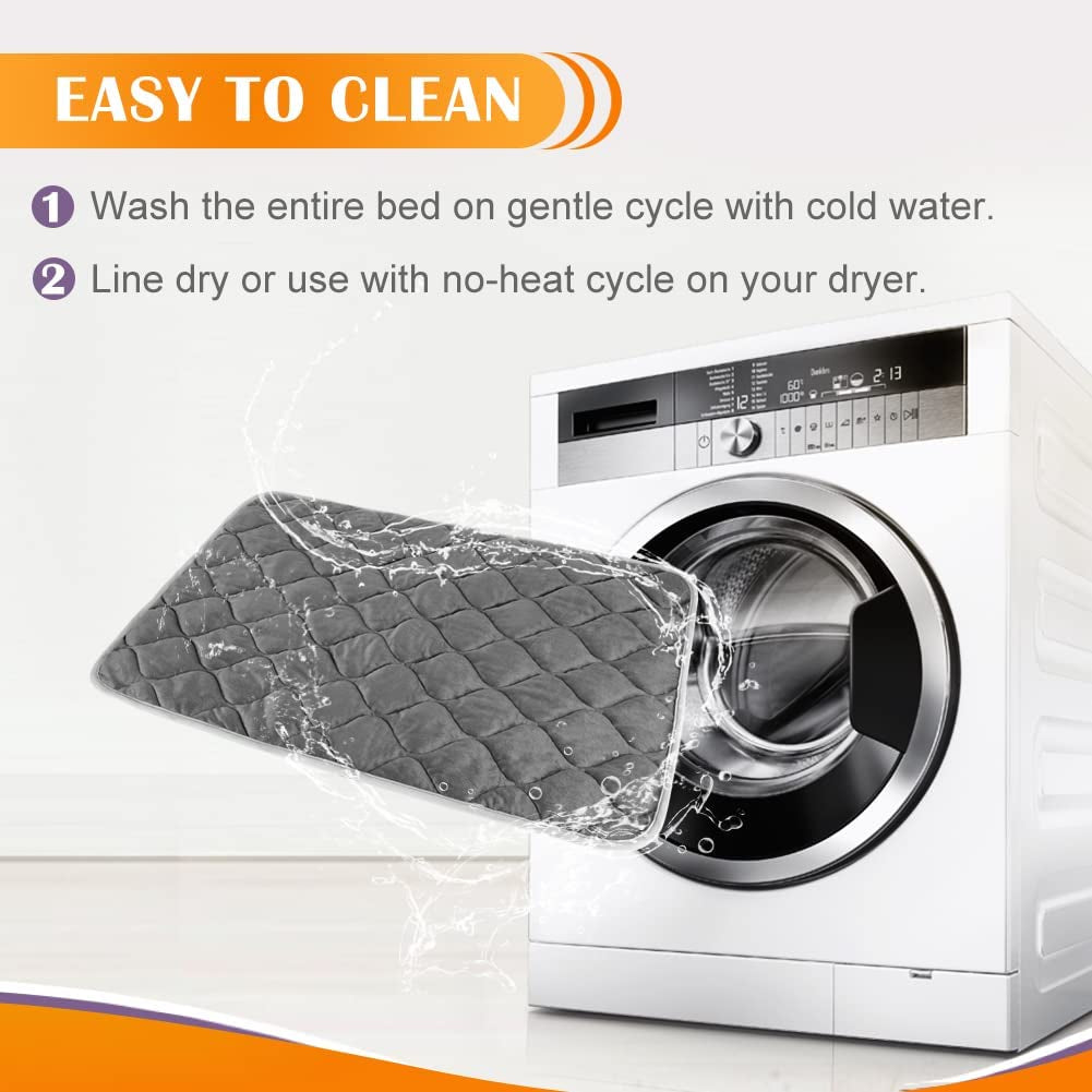 Self-Warming Cat Bed and Heating Mat - Thermal Pet Bed for Dogs and Cats - Crate Pad