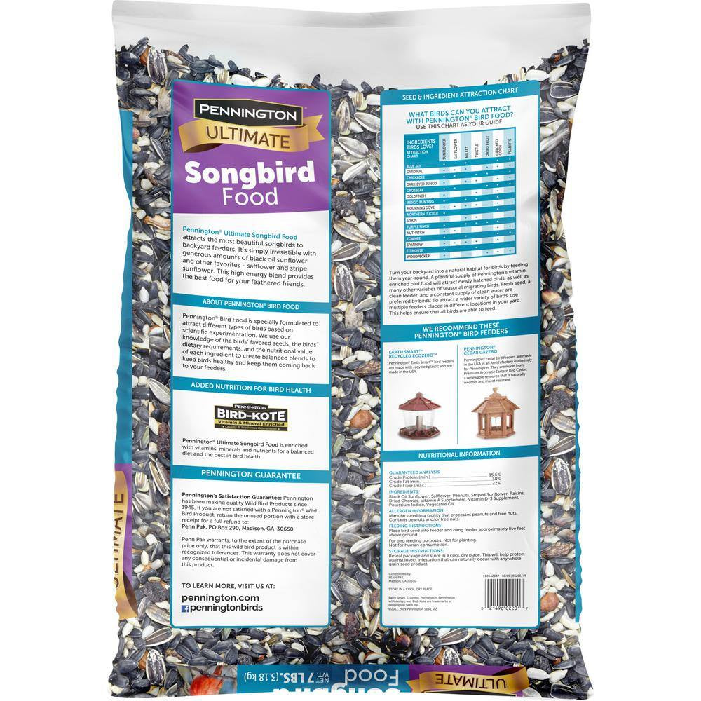 Ultimate 7 Lb. Songbird Blend Bird Seed Food (2-Pack)