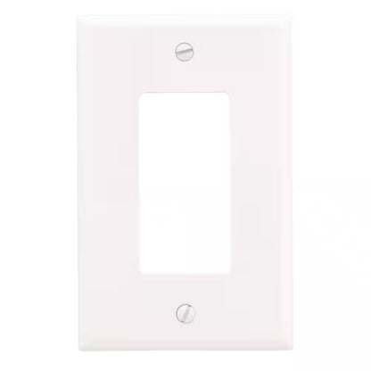 1-Gang White Decora/Rocker Nylon Midway/Midsize Wall Plate (1-Pack) PJ26-W