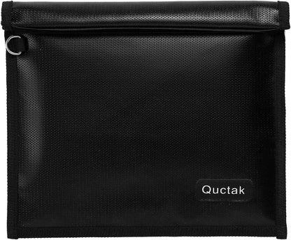 Faraday Bag, Signal Isolation Bag for Phones, Fireproof Shield Pouch, Prevents Hacking,Tracking,And Nfc/Wifi/Bluetooth for Tablets, Phones, Key Fobs (9.8"X11", Black)