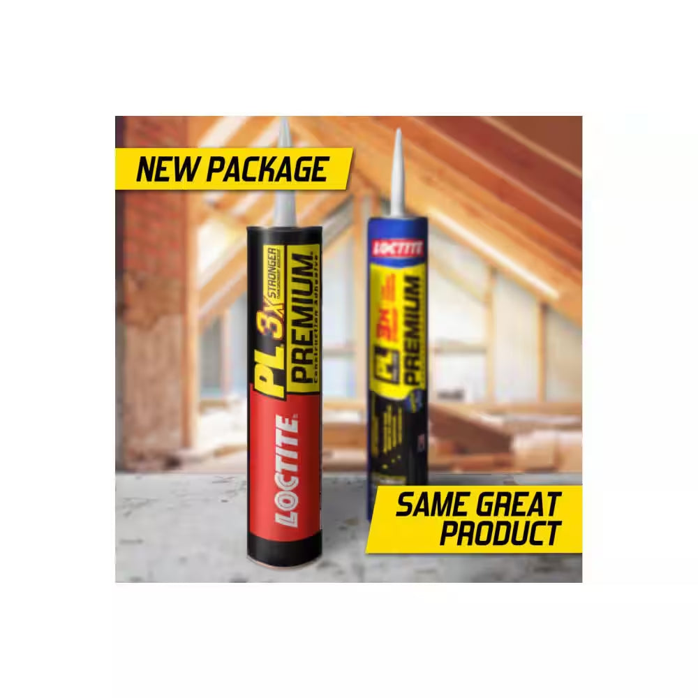 PL Premium 4 Oz. Polyurethane Construction Adhesive Tan Tube (6-Pack)