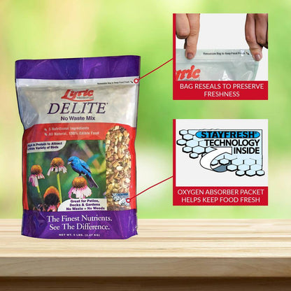 5 Lbs. Delite High Protein No Waste Wild Bird Mix