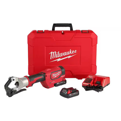 M18 18V Lithium-Ion Cordless FORCE LOGIC 750 MCM Dieless Crimping Tool Kit with 2 2.0 Ah Batteries and Bag
