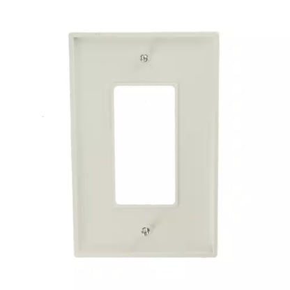 1-Gang White Decora/Rocker Nylon Midway/Midsize Wall Plate (1-Pack) PJ26-W