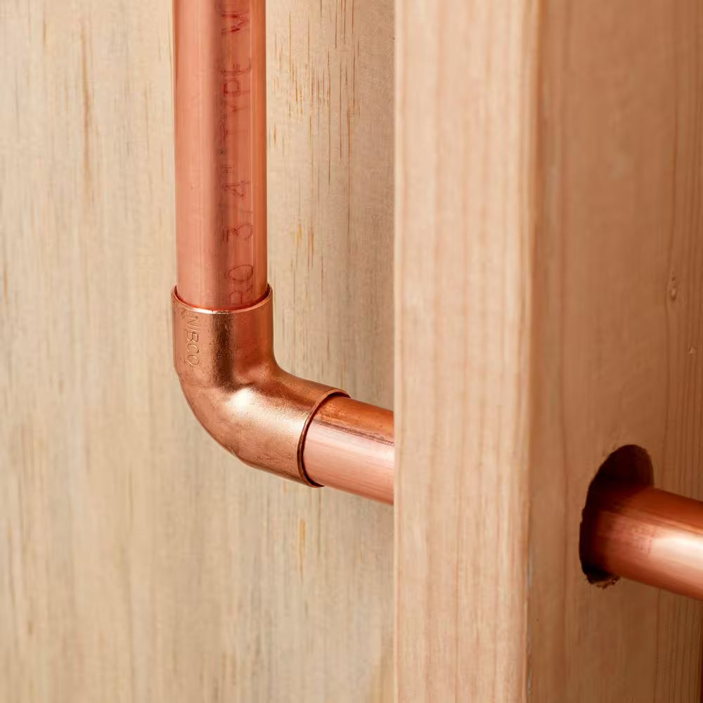 1/2 In. Copper Pressure 90-Degree Cup X Cup Elbow Fitting