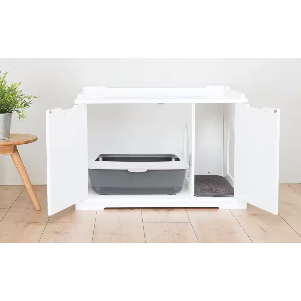Wooden Pet House XL and Litter Box