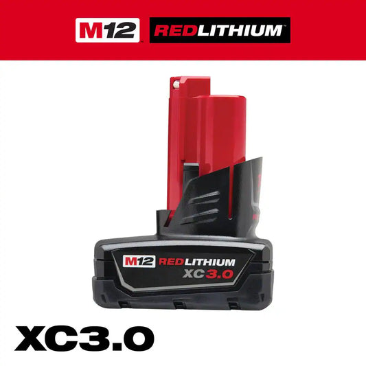 M12 12-Volt Lithium-Ion XC Extended Capacity Battery Pack 3.0Ah
