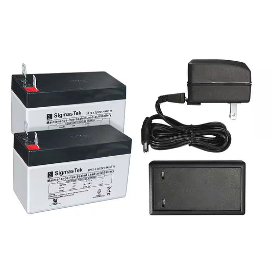 2-Battery Charger Kit for Fully Automatic  Doors