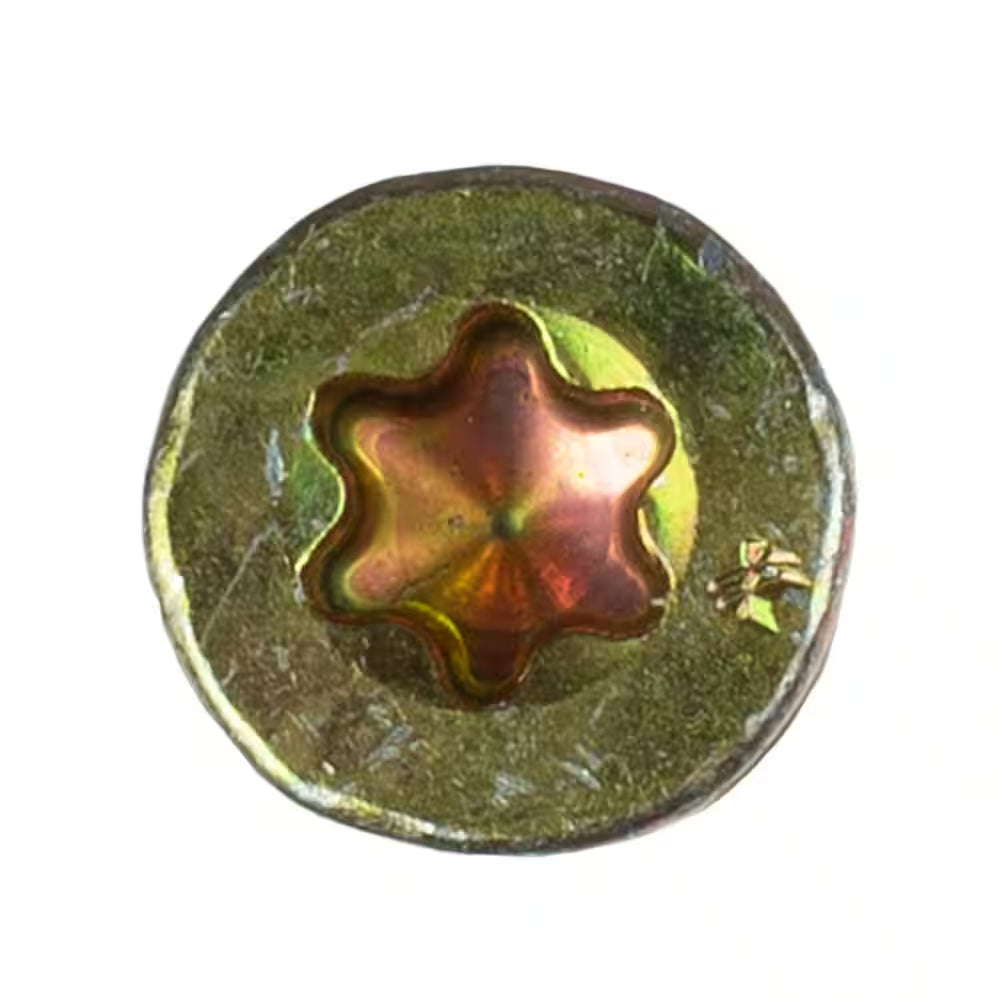 #10 X 3-In T25, Flat Head, Strong-Drive CSV Construction Screw - Yellow Zinc (210-Pack)