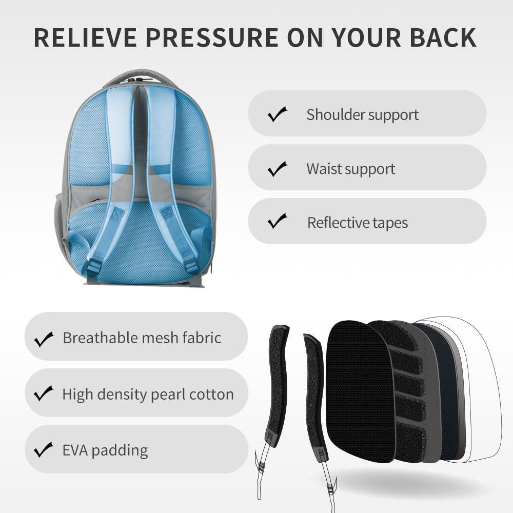 Cat Backpack Carrier with Inbuilt Fan & Light, Airline-Approved Pet Backpack Bubble for Kitty Small Dog, Detachable Dog Backpack with Padded Strap for Travel, Hiking, Walking & Outdoor