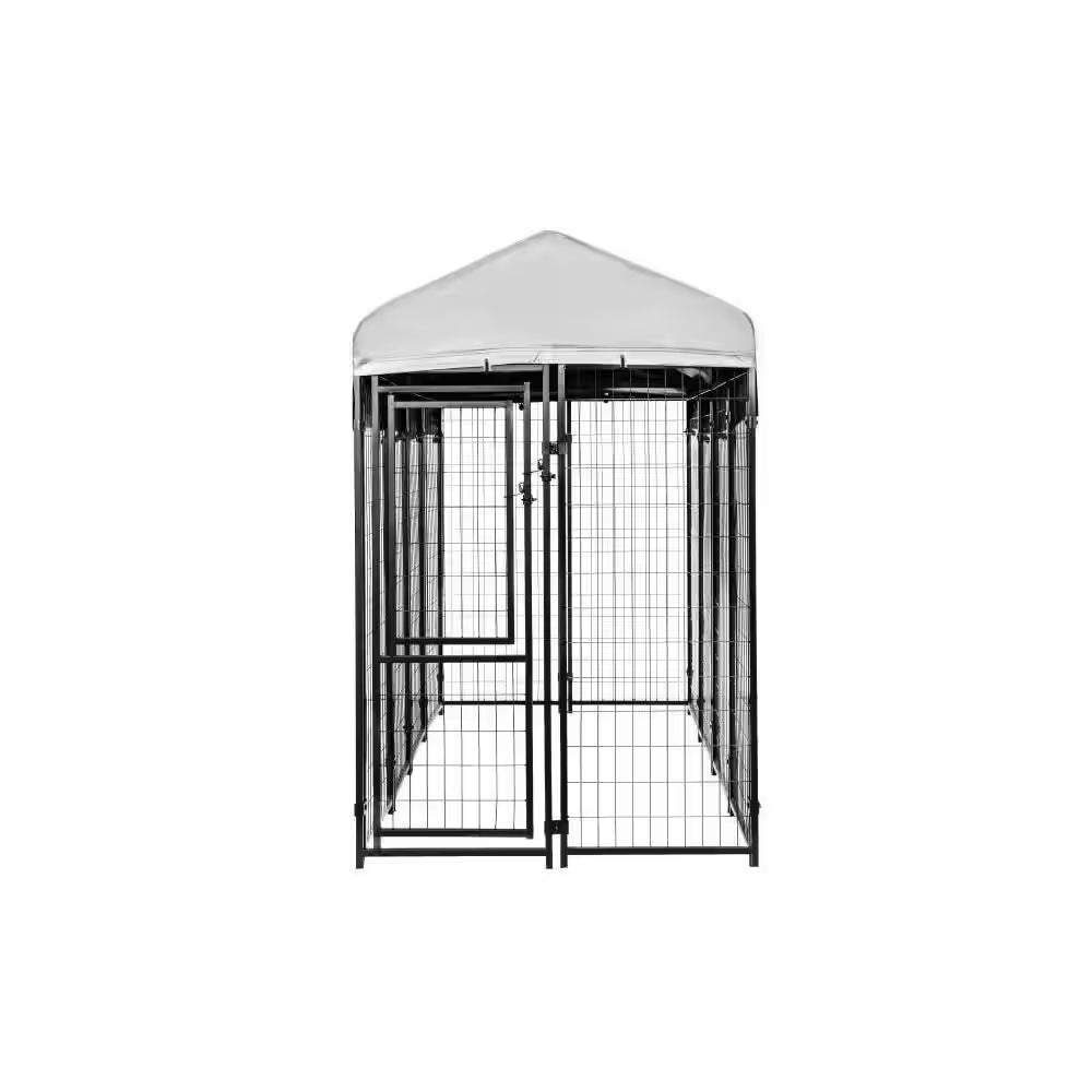 4 Ft. X 8 Ft. X 6 Ft. Welded Wire Dog Fence Kennel Kit