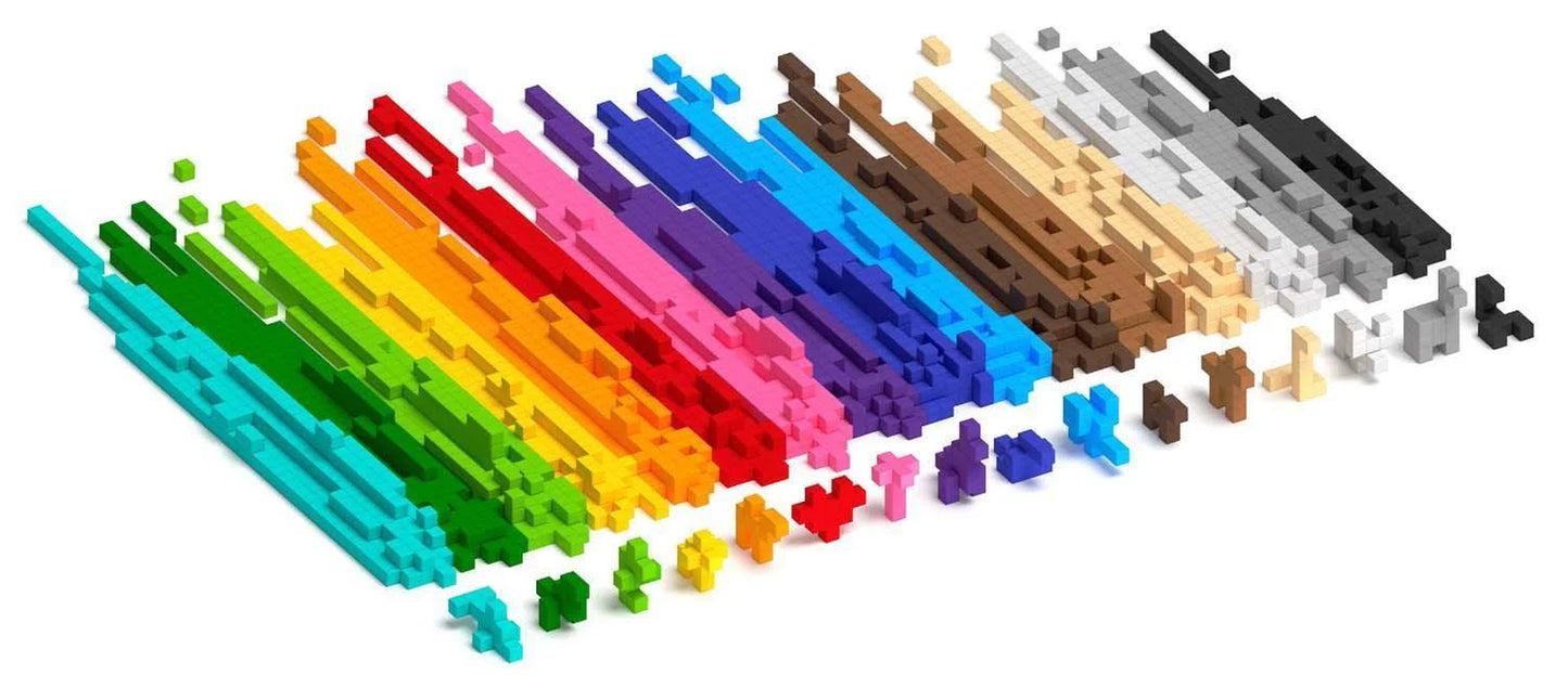 PIXIO Bright Animals 90 Magnetic Blocks in 6 Colors Free App