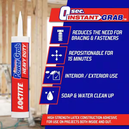 Power Grab Express 9 Oz. Heavy Duty Construction Adhesive (2-Pack)