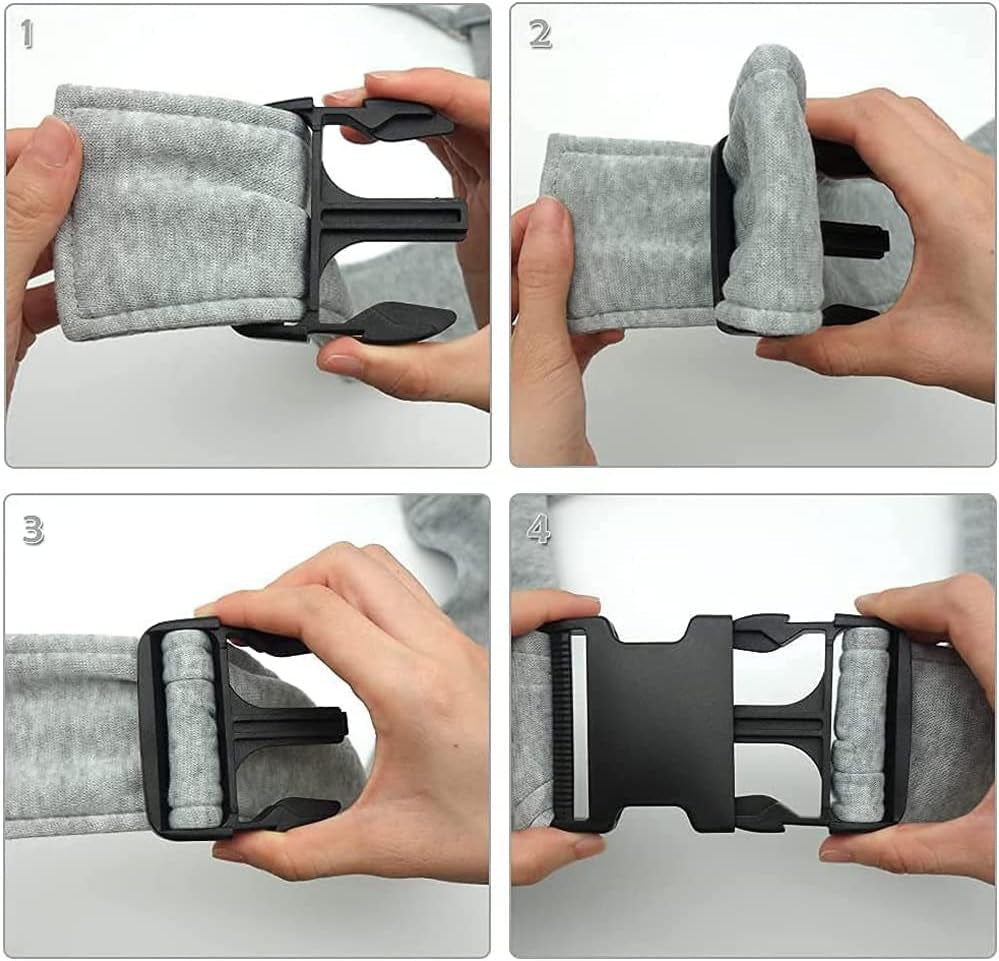 Small Dog Carrier Sling Cat Sling,Adjustable Strap Hand Free Pet Puppy for Outdoor Traveling Subway (Gray, Snap)
