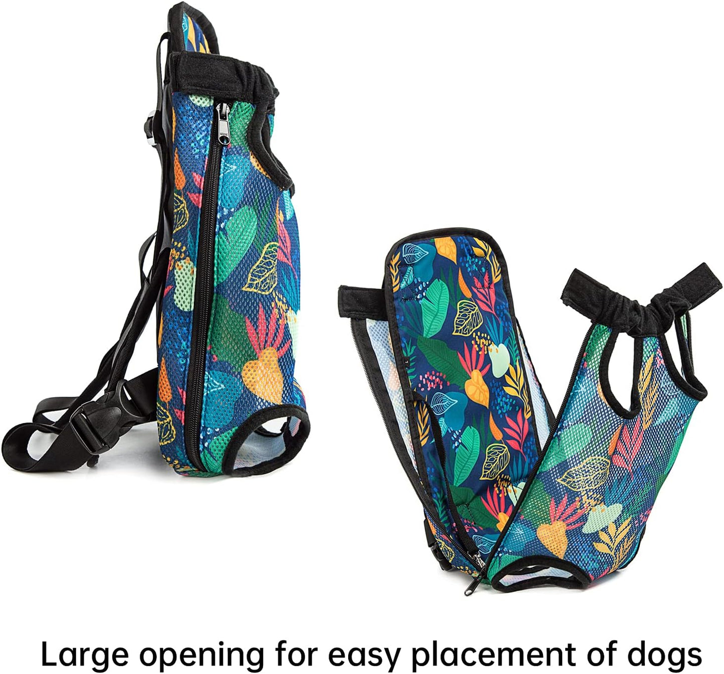Pet Dog Carrier Backpack Legs Out Adjustable Pet Front Cat Backpack Carrier Travel Bag for Traveling Hiking Camping for Small Medium Dogs Cats Puppies