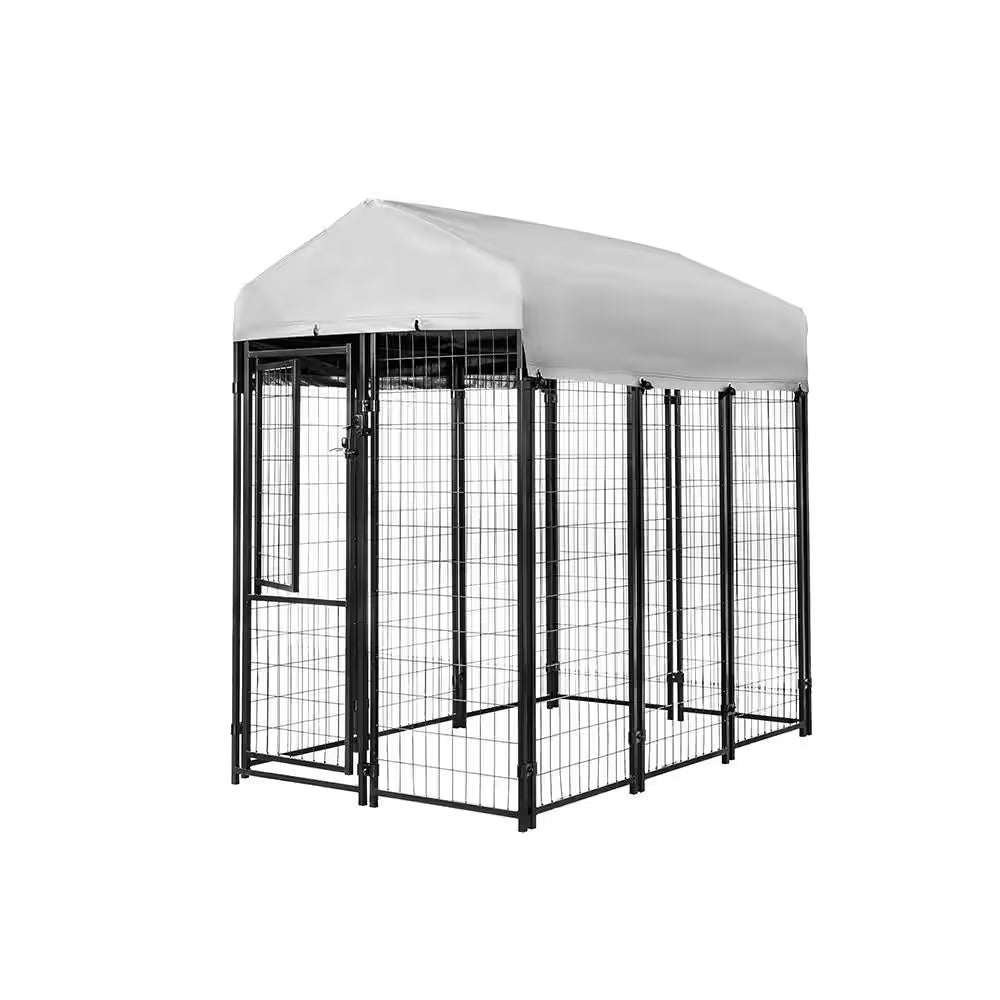 6 Ft. X 4 Ft. X 6 Ft. Welded Wire Dog Fence Kennel Kit