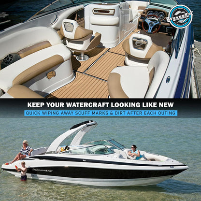 PWC & Boat Erasers - Boat Cleaner Pads & Polishing Sponges for Grime & Scuffs - Marine Eraser for Scuffs,Dirt, Salt & Grime - Cleaning Supplies for Jet Ski Boat Accessories Marine Cleaning Kit