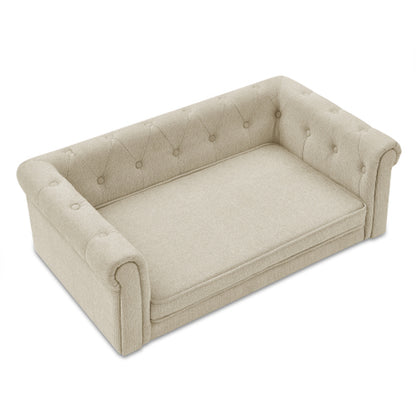 Elegant Rectangular Pet Bed for Medium and Large Dogs