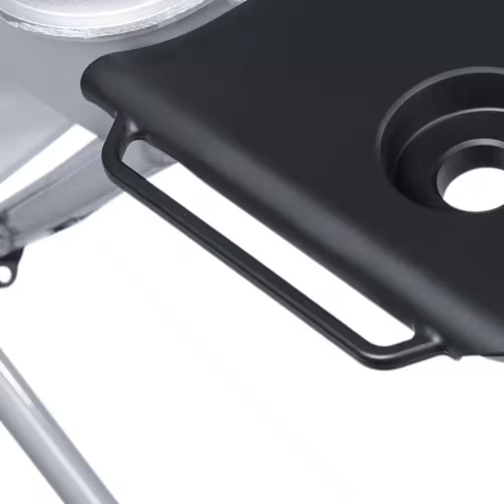 PK-TX Portable Cast Aluminum Charcoal Grill and Smoker in Gray Silver