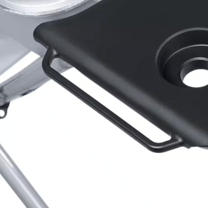 PK-TX Portable Cast Aluminum Charcoal Grill and Smoker in Gray Silver