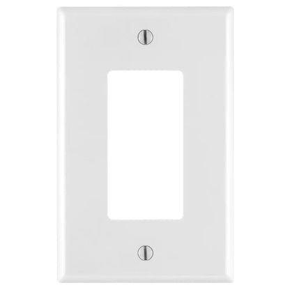 1-Gang White Decora/Rocker Nylon Midway/Midsize Wall Plate (1-Pack) PJ26-W