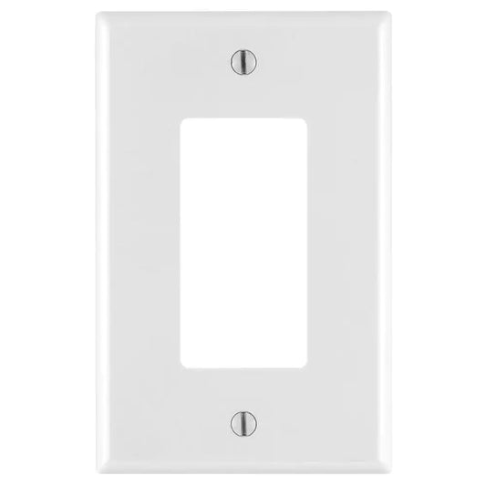 1-Gang White Decora/Rocker Nylon Midway/Midsize Wall Plate (1-Pack) PJ26-W